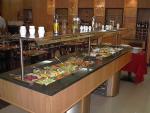Buffet refrigerado para saladas